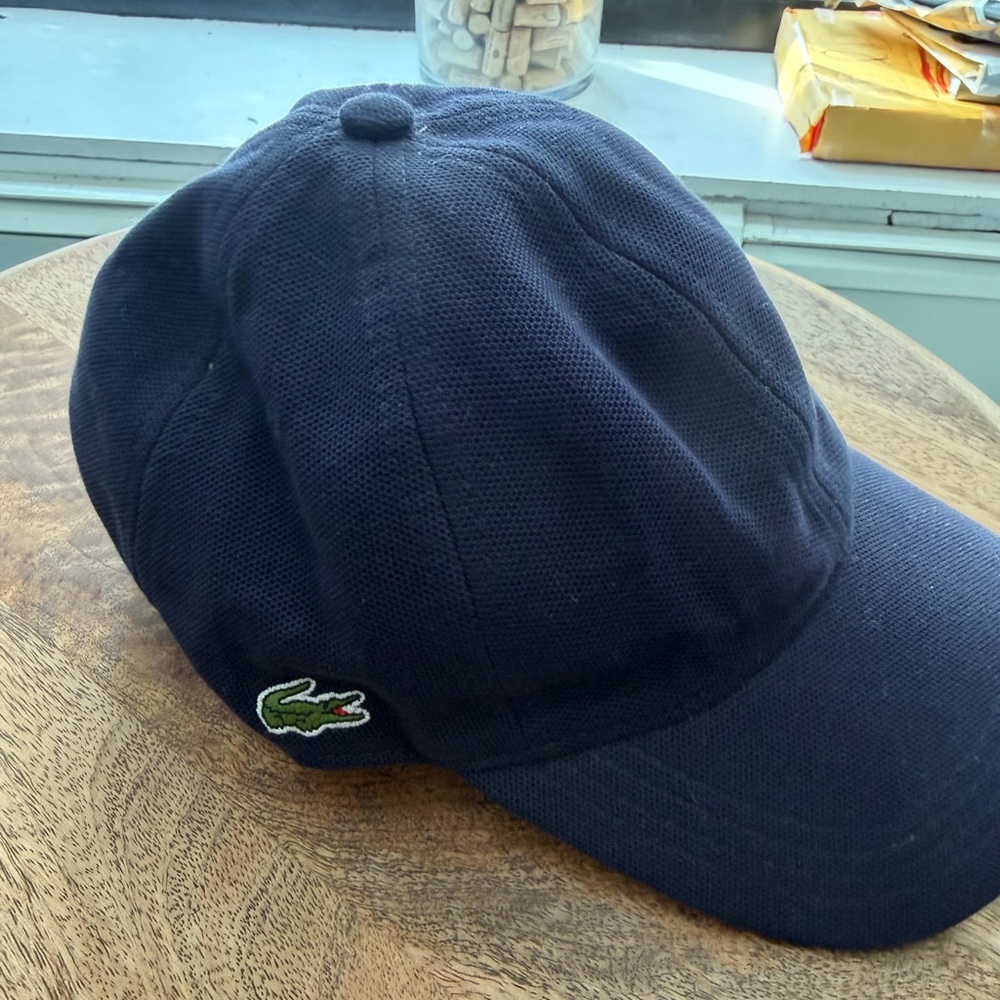 Lacoste Dark Blue Baseball Cap NWOT